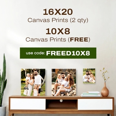 Buy Two Get One Free Canvas Prints Sitewide