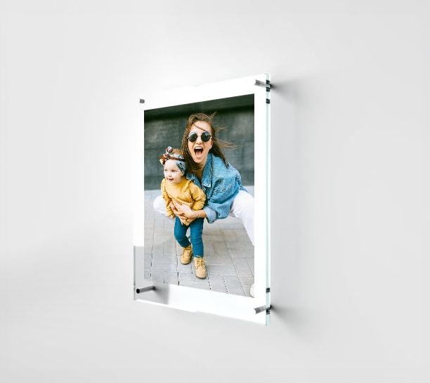Custom Clear Frame Acrylic Wall Art