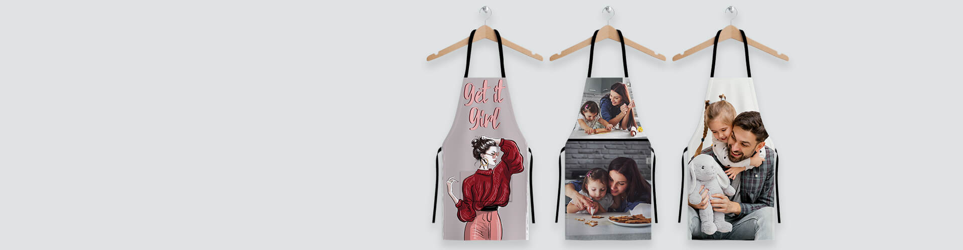 Mom's Kitchen Served With Love Personalized Apron