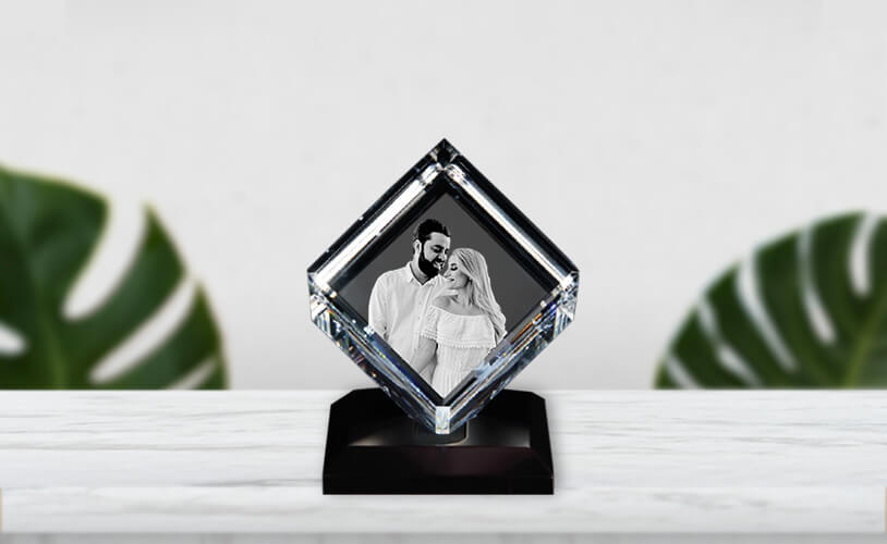 3D Crystal Photo